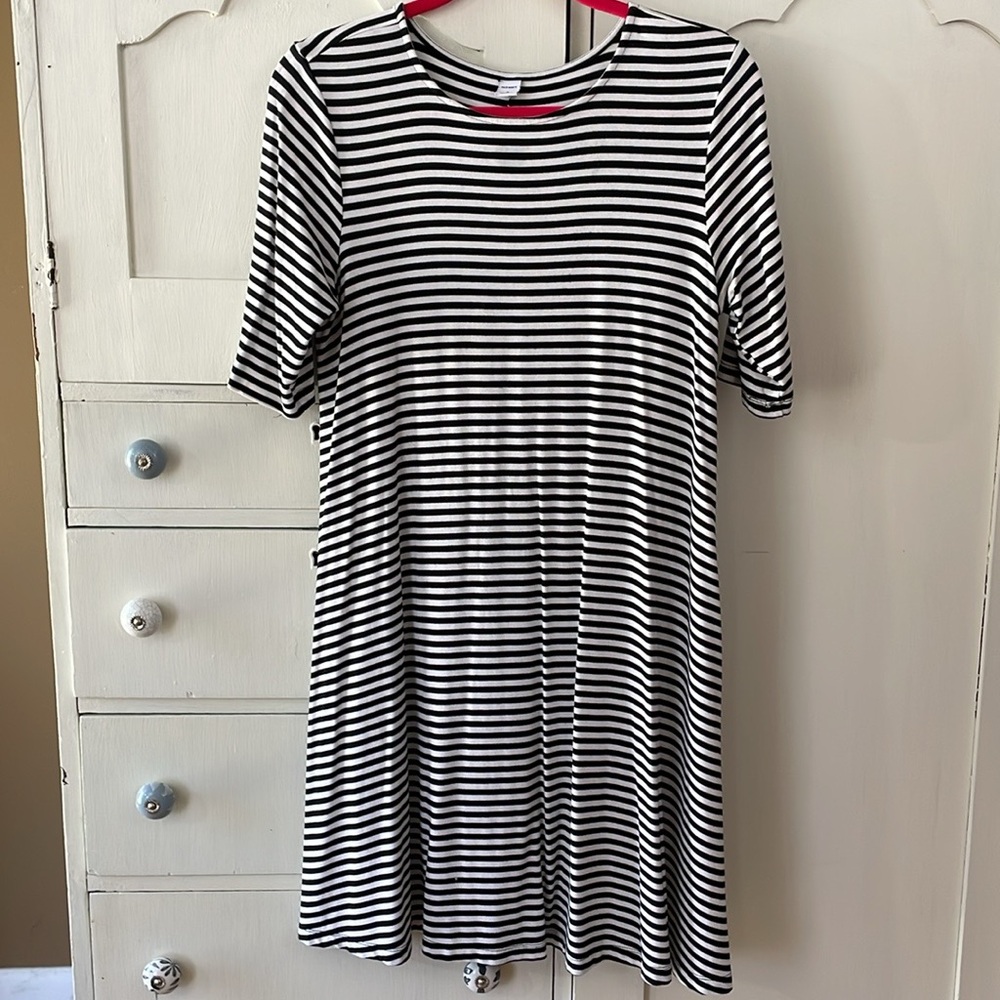 OLD NAVY summer Dress Striped T-shirt Mini  M